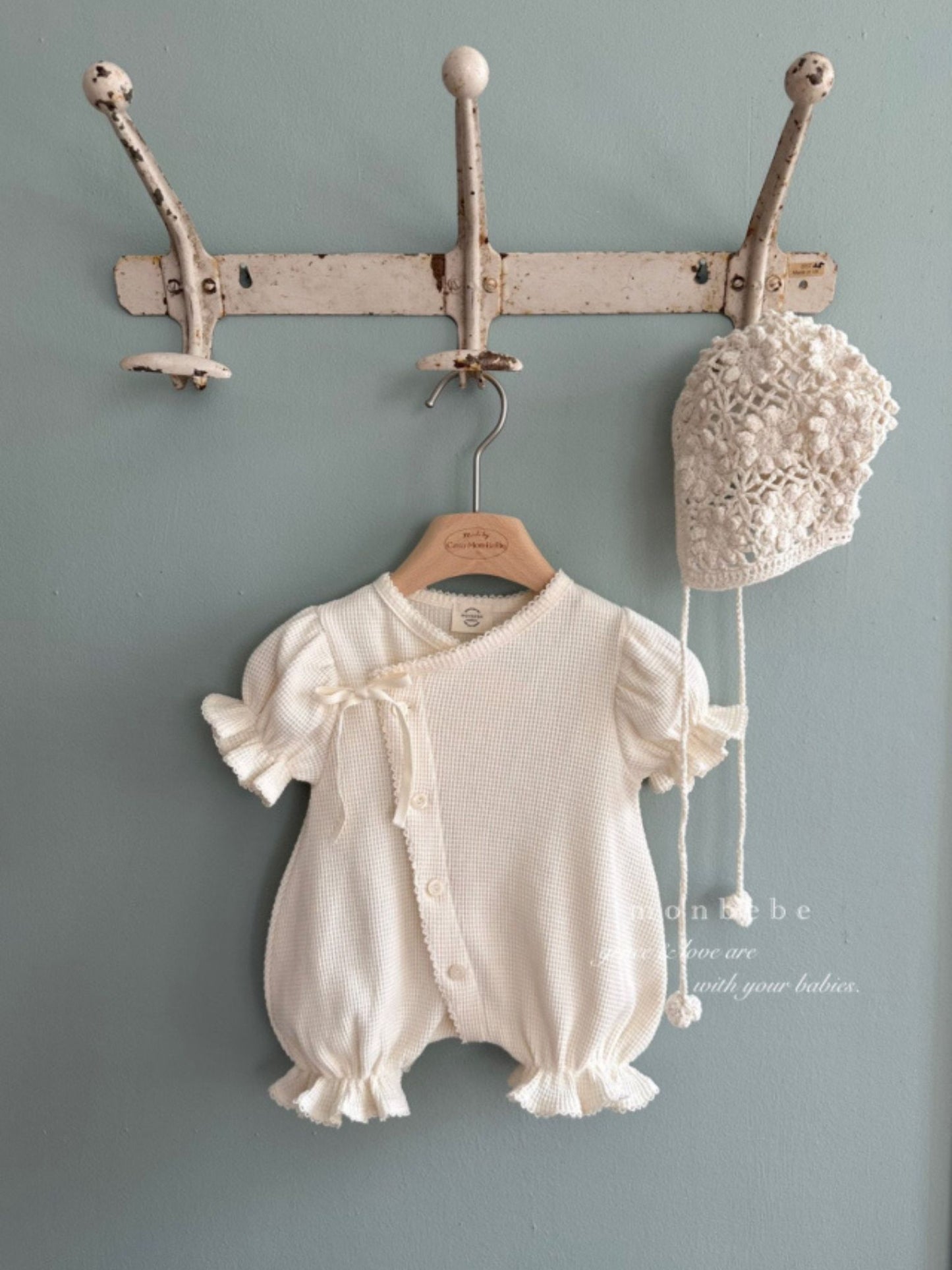 monbebe / waffle glory suit (半袖)