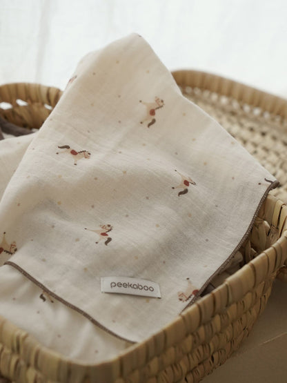 peekaboo / Pony muslin cloth