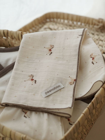 peekaboo / Pony muslin cloth