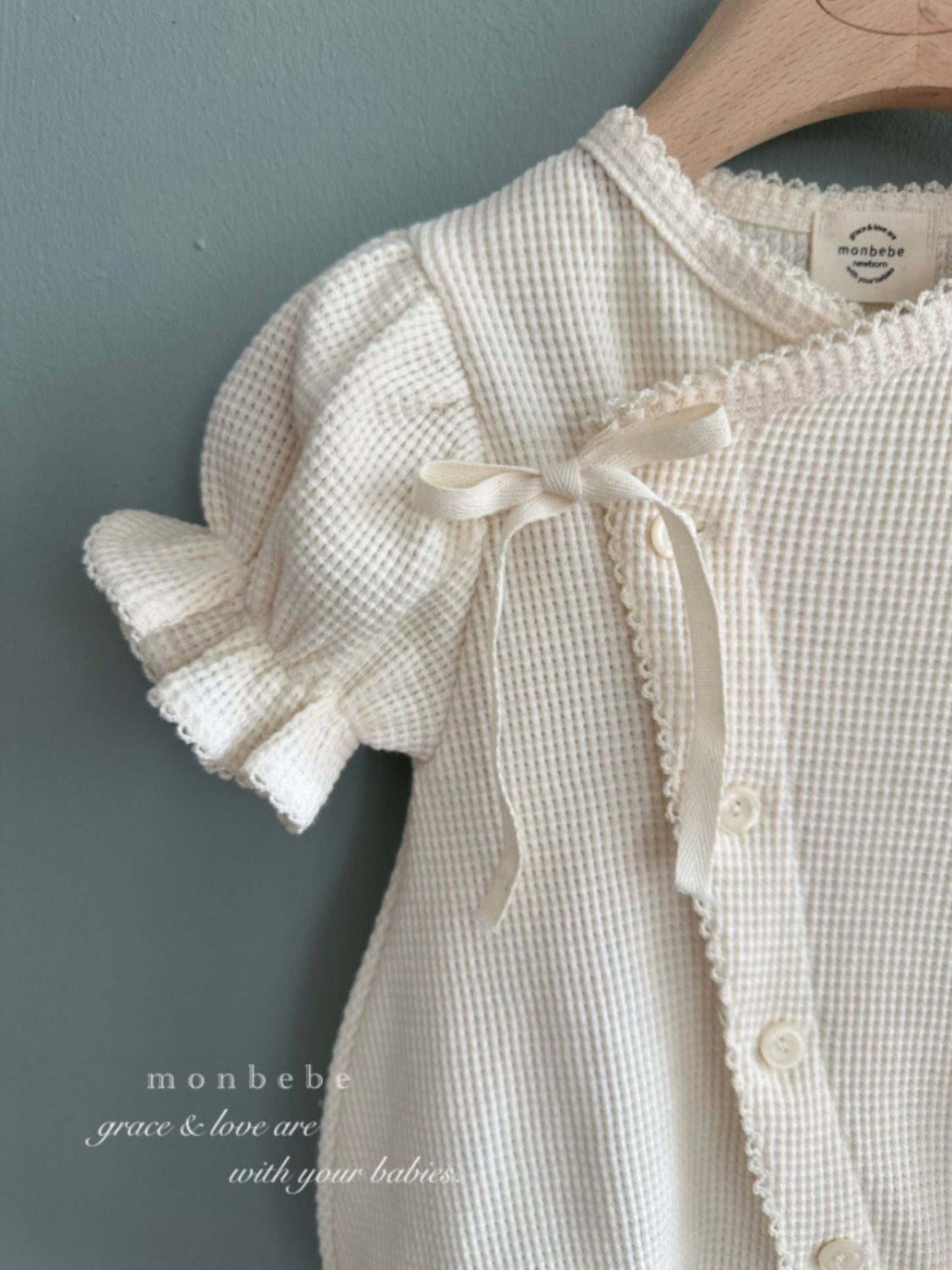 monbebe / waffle glory suit (半袖)