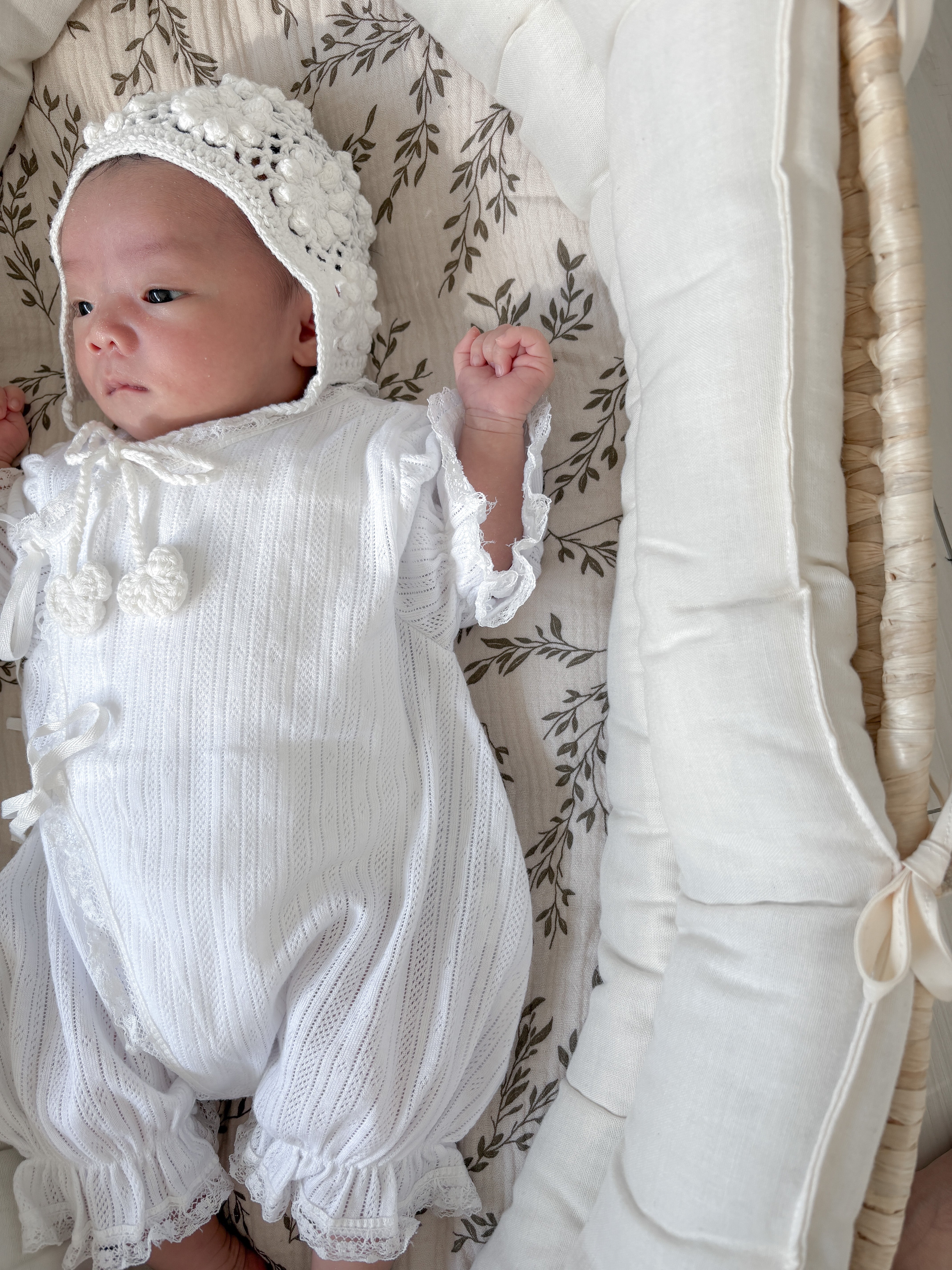 monbebe glory suit 【ボンネット付き】 monbebe / Eyelet glory suit – eleven.